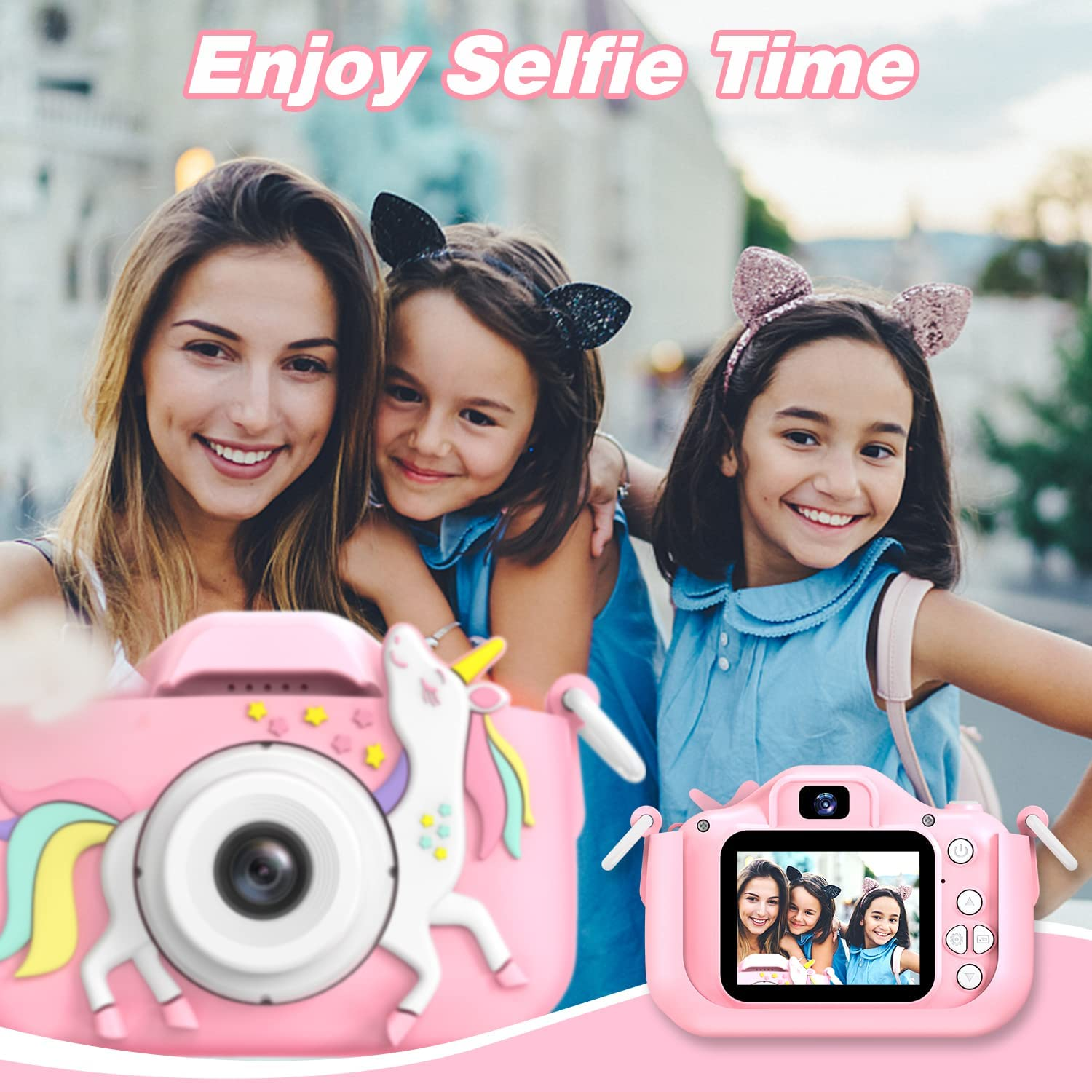 Kids Camera Toys for 3-8 Year Old Girls,Children Digital Video Camcorder Camera