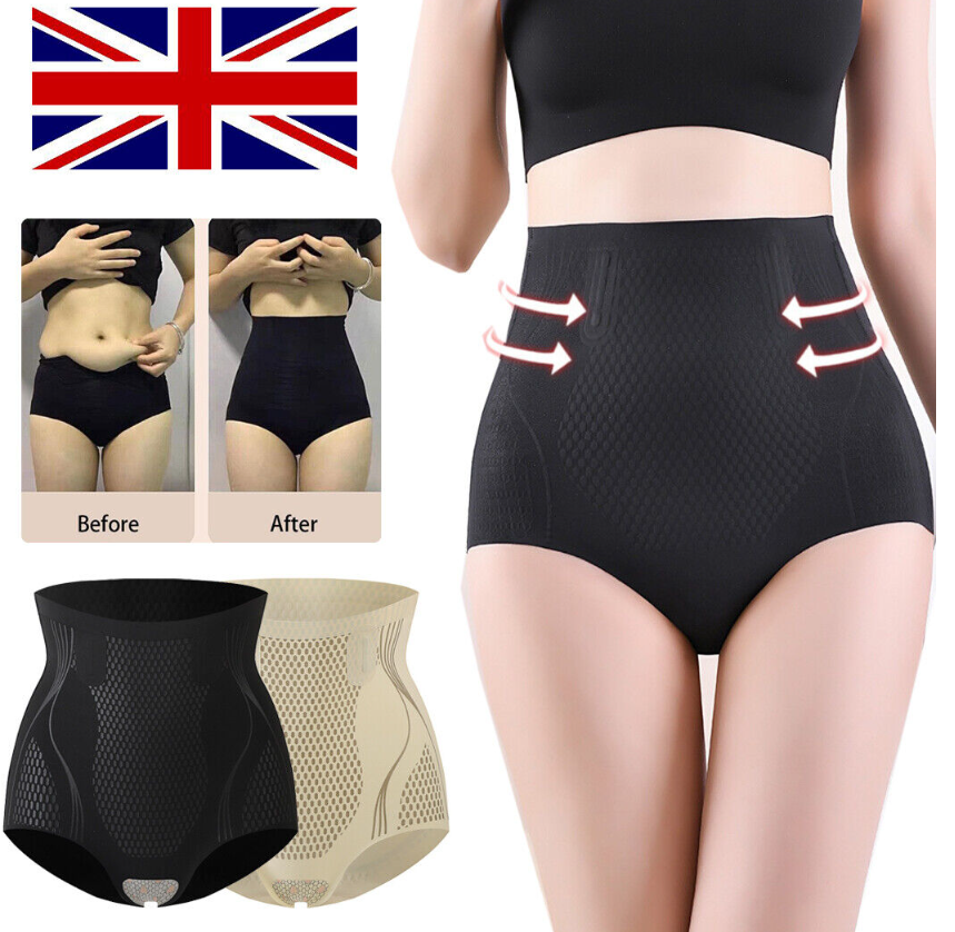 2023 Version Ice Silk Ion Fiber Repair Shaping Device High Waist Shaping Panties