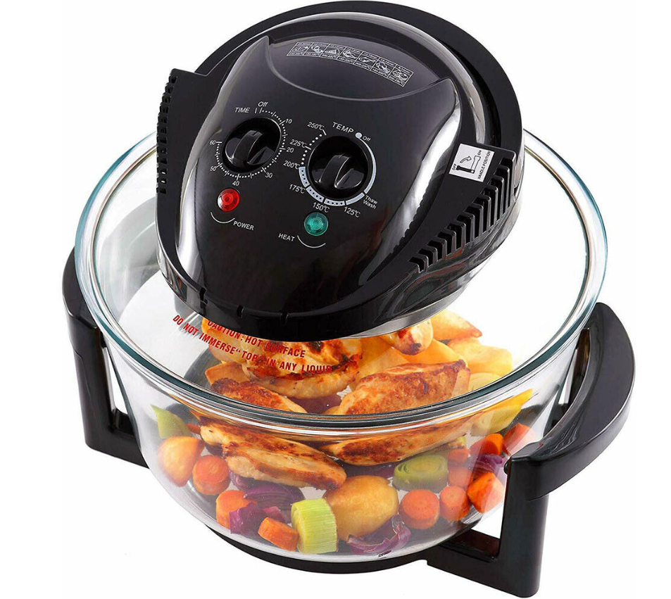 Multi-function Electric Halogen Oven 60 Min Timer Convection Health Cooker 1400W