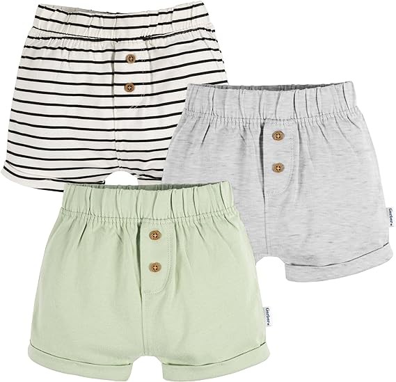 Gerber Baby 3-Pack Knit Shorts